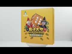 Papel de plástico juegos de mesa Educativo de mesa Tiño de dados