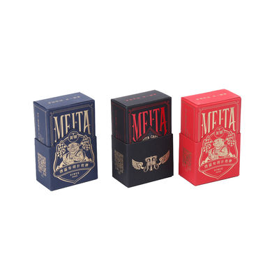 Meita Aprendizaje de Juegos de cartas Negro PVC Juegos de cartas