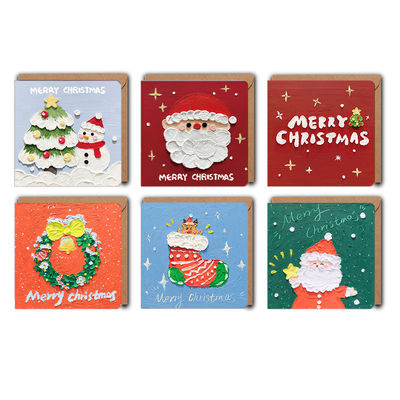 Un buen precio. Impresión digital Saludos únicos Tarjetas de Navidad creativas para la familia en línea