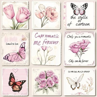 Un buen precio. Hermosas flores en 3D para mamá o familia Gracias notas avanzadas Nuevo diseño de tarjetas con interior en blanco para mensajes personalizados en línea