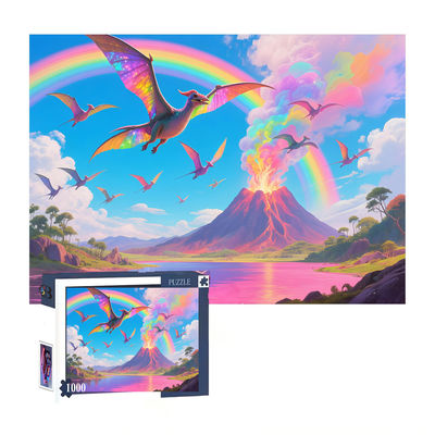 Un buen precio. Rompecabezas personalizado de 1000 piezas con impresión para juego educativo en línea