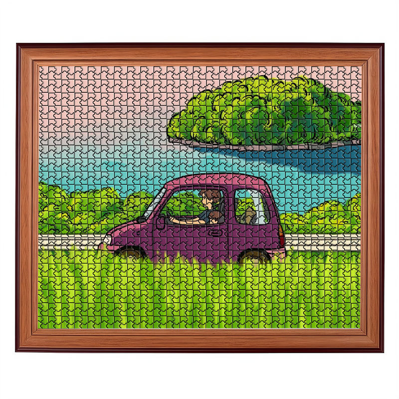 Puzzles impresos a medida a todo color para el tiempo de juego educativo y divertido