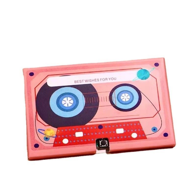 Impresión digital música automática creativa reproduciendo tarjetas de felicitación Impresión de papel con temas variados