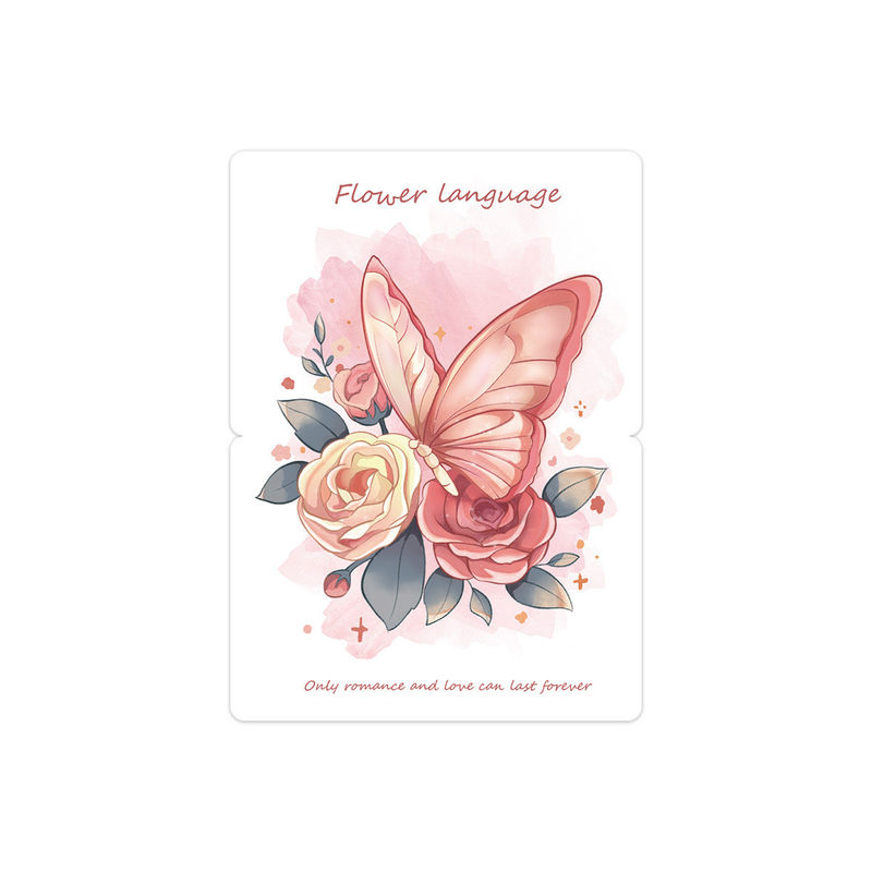 Temas variados Artísticas 3D Mariposas Tarjetas de felicitación 8 onzas para colores variados
