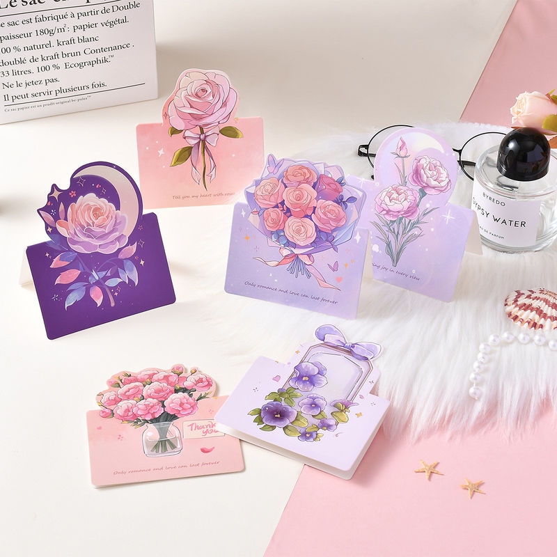 Temas variados Artísticas 3D Mariposas Tarjetas de felicitación 8 onzas para colores variados