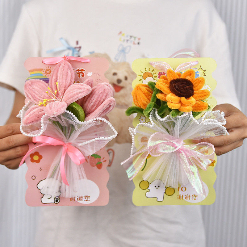 Impresión digital Tarjetas de felicitación de flores creativas en blanco para mensajes personales Impresión de papel
