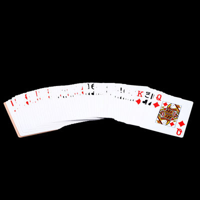 Un buen precio. Tarjetas de póquer de plástico PVC impermeable para promociones ODM en línea