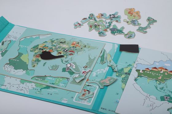 Un buen precio. Personalizado Magnético educativo rompecabezas mapa chino No tóxico en línea